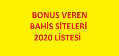 bonus veren siteler 2021