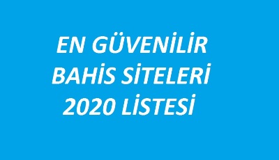 güvenilir bahis siteleri 2020