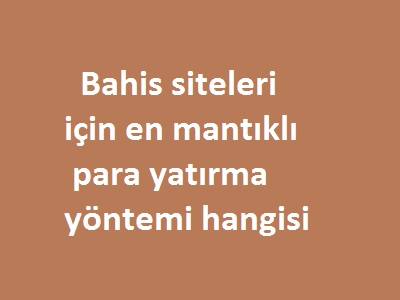 bahis siteleri para yatırma